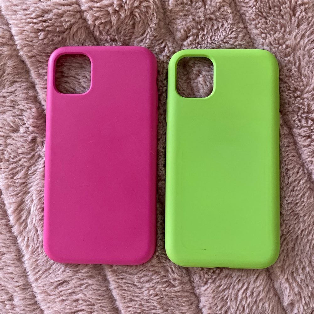Pink and Green Phone Case iPhone 11